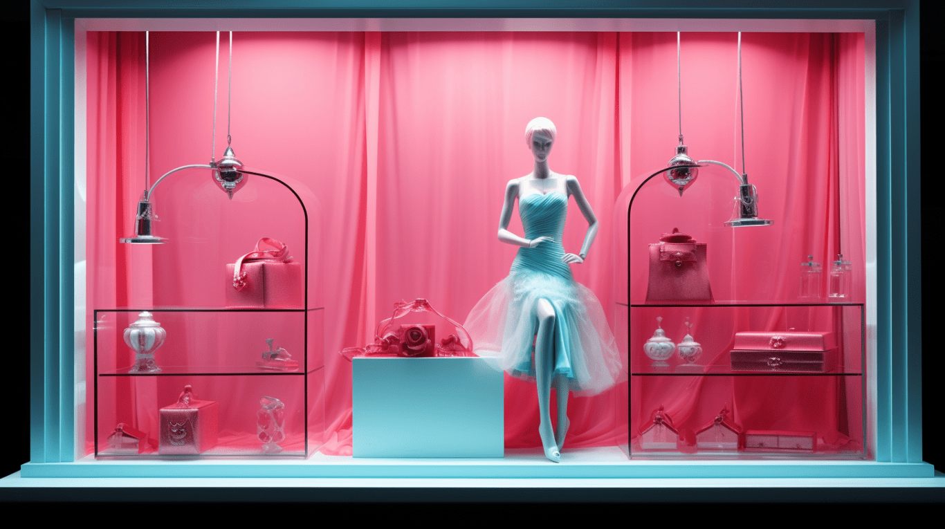 barbie store window