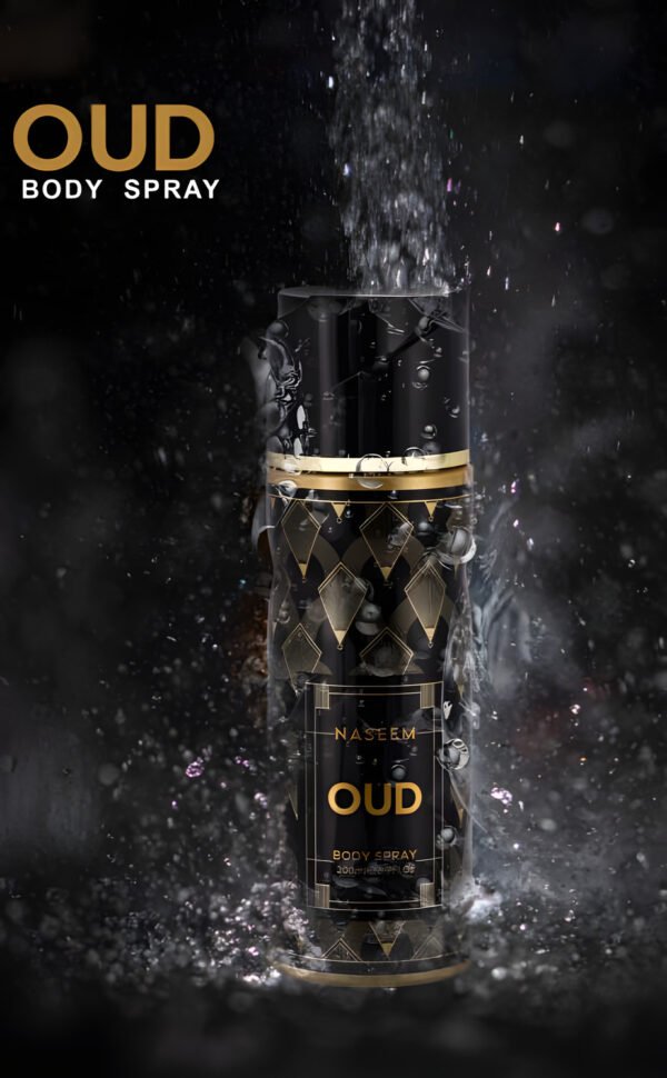 Naseem Spray Corpo, Oud, Unisex, 200 ml