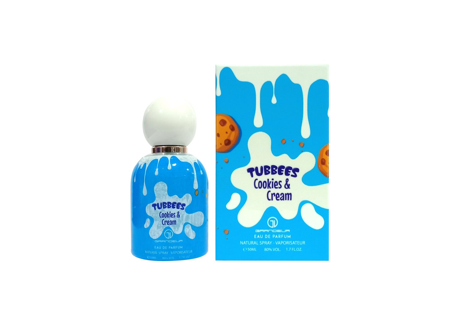 Eau de Parfum Tubbees Cookies & Cream, Unisex, 50 ml