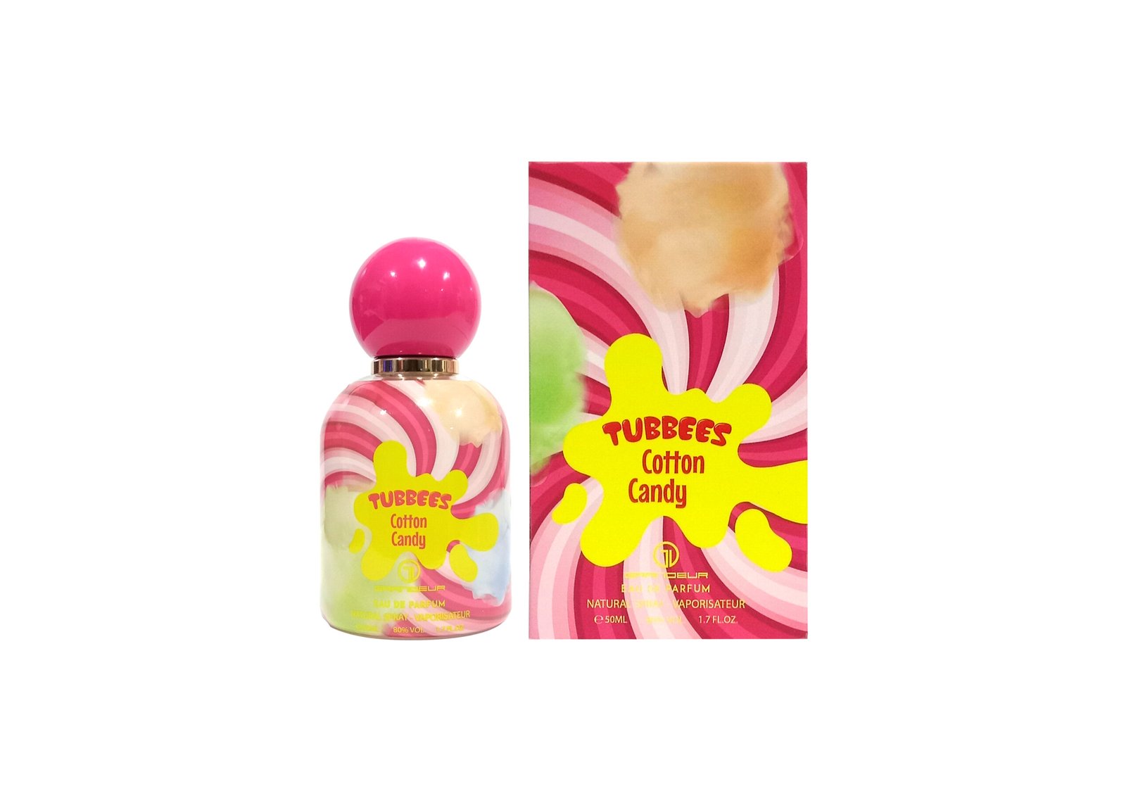 Eau de Parfum Tubbees Cotton Candy, Unisex, 50 ml