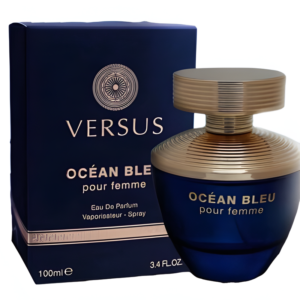 Eau de Parfum Versus Ocean Bleu Pour Femme di Fragrance World, Donna, 100 ml