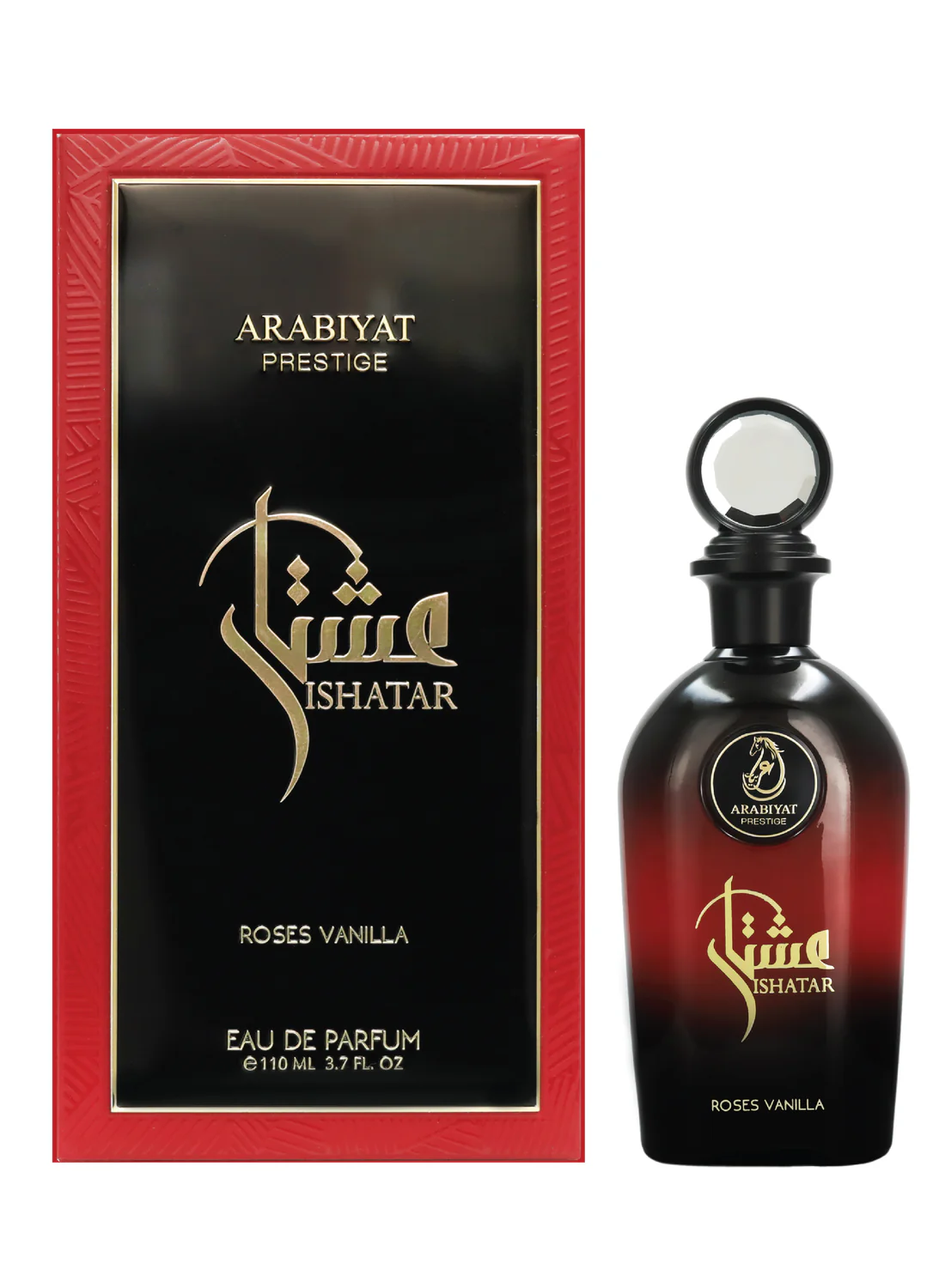 Eau de Parfum Arabiyat Prestige Ishatar Roses Roses Vanilla, Unisex, 110 ml